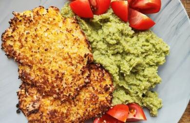 Zelné placky a brokolicová kaše