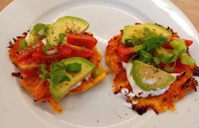 Mrkvové placky obložené - LC