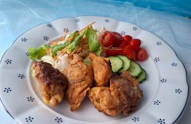 Žampiony v těstíčku