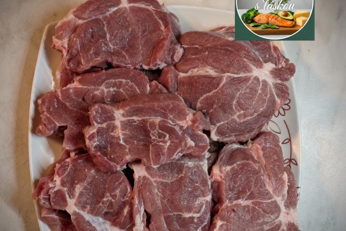 Bratislavská krkovička s low carb knedlíkem