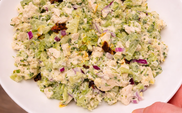 Salát s kuřetem a brokolicí