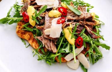 Cottage placka s kachním masem