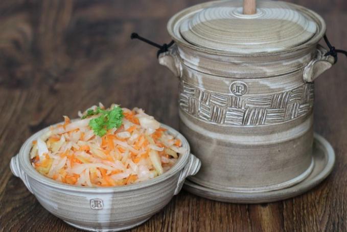 Pickles ze zelí a mrkve