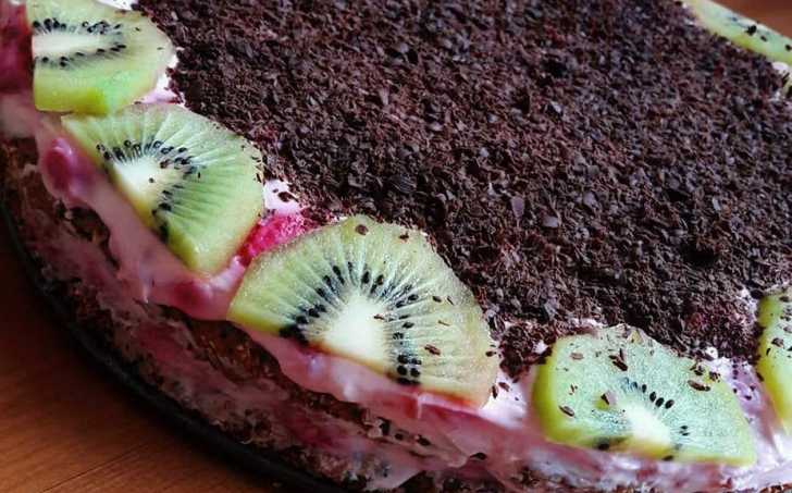 Tvarohovo-ovocný dortík