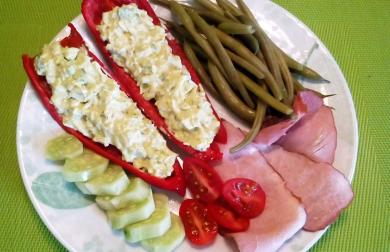 Avokádovo - vajíčková pomazánka