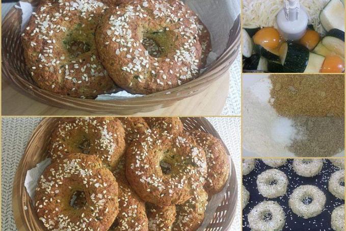 CUKETOVÉ rychlo BAGELY - nízkosacharidové