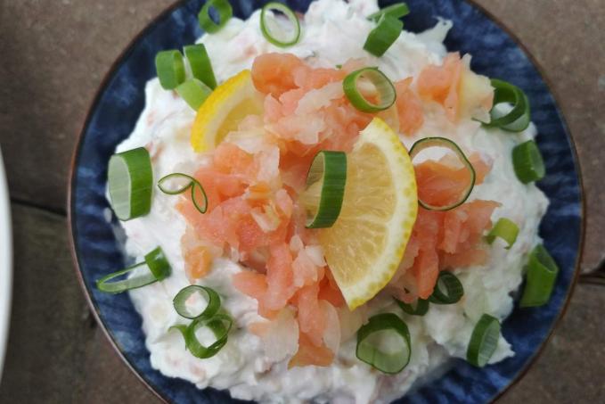 Lososová pomazánka - nízkosacharidová