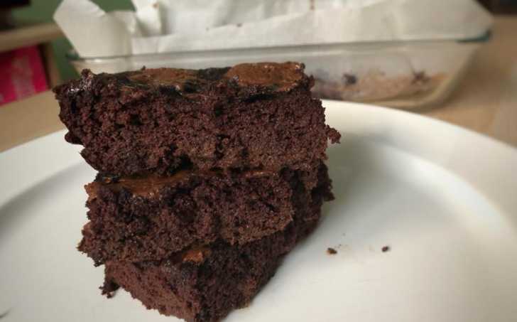 Cuketový extra čokoládový koláč - nízkosacharidový