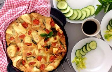 Slaný dutch baby pancake