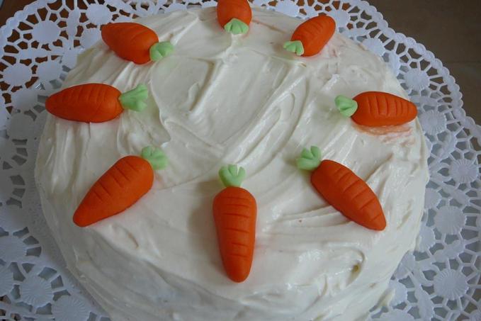 Mrkvový dort s rakytníkovými vločkami - bez lepku a laktózy z jednodruhových mouk