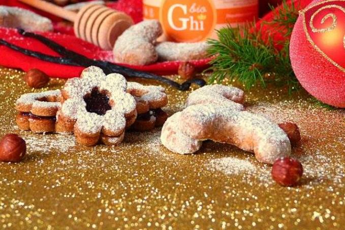 Vanilkové rohlíčky, linecké (bez lepku, vajec, mléka, lze i na pracny)