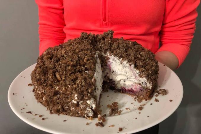 Krtkův dort - nízkosacharidový