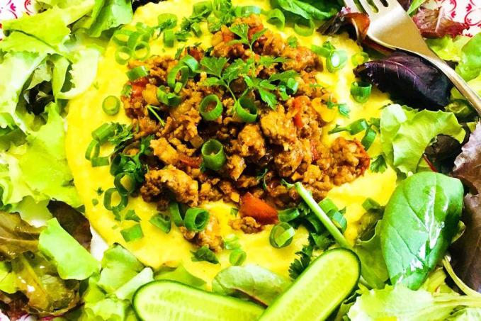 Masová směs + květáková kaše - nízkosacharidové