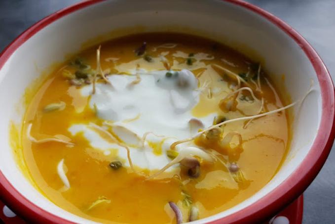 Krémová dýňová polévka