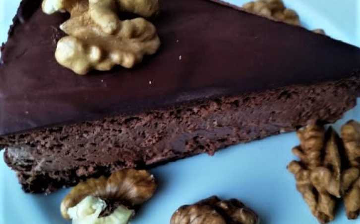 Čokoládový cheesecake - dort - nízkosacharidový, LC