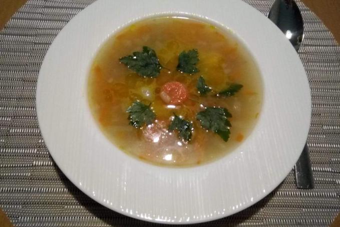 Rybí polévka - bezlepková