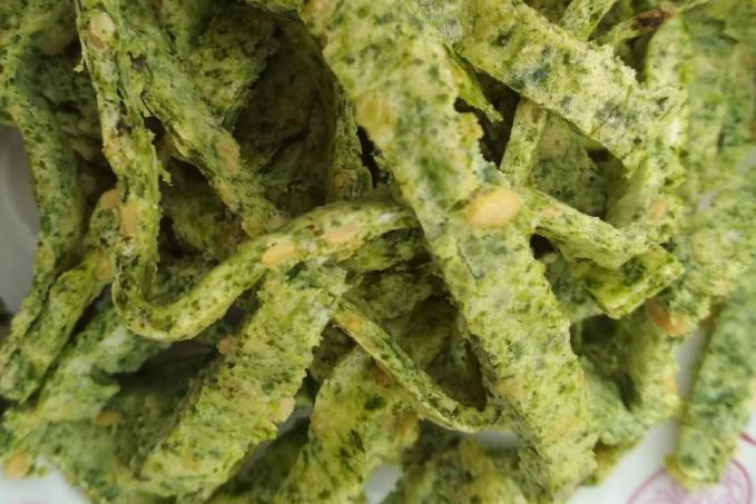 Špenátové low carb těstoviny  - grusetky bez psyllia a mouky