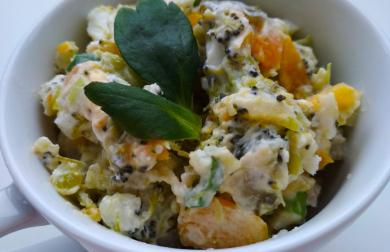 Brokolicový salát s vajíčkem