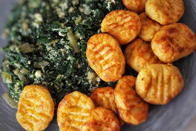 Květákové noky  “gnocchi” - nízkosacharidové