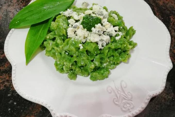 Halušky z medvedieho cesnaku