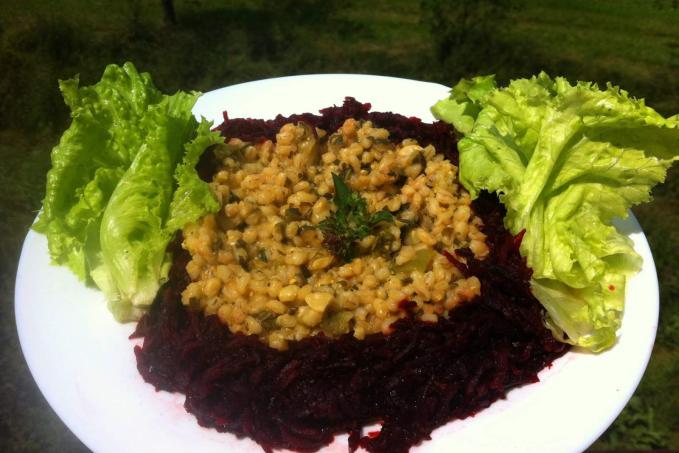 KROUPY S DUŠENOU ČERVENOU ŘEPOU