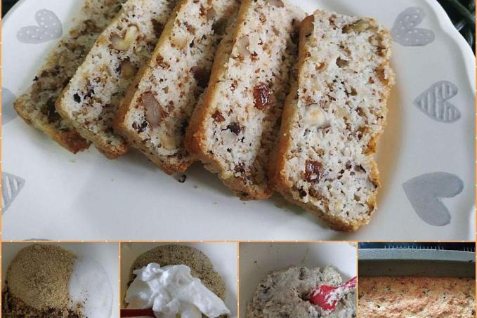 BÍLKOVÝ CHLEBÍČEK S OŘECHY  - LC