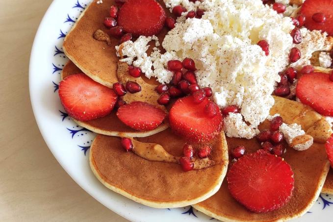 Těsto na tvarohové fitness lívance