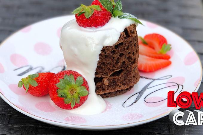 Mugcake 85% chocholate!! Low Carb Dezert!