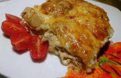 Zapečený celer s kuřecím masem - LC