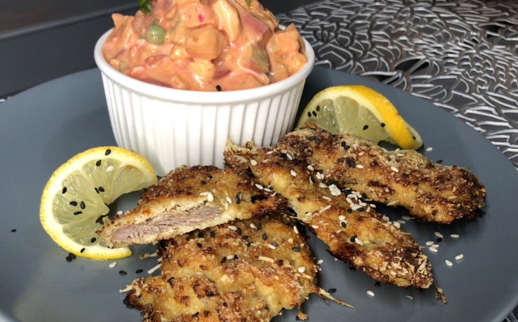 Nakládané kančí řízečky