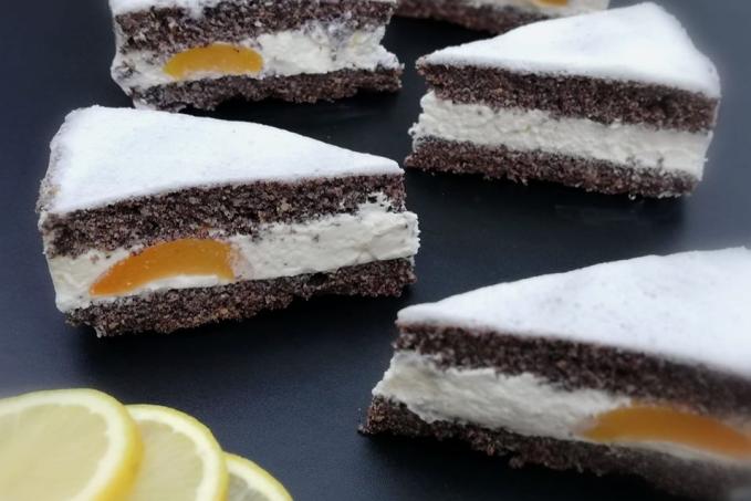 Makový dort s citrónovým krémem - LC