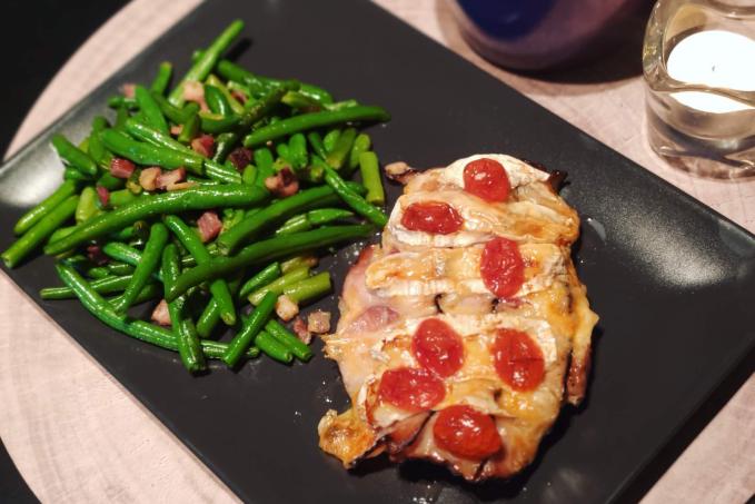 Zapečená krkovice s fazolkami LC