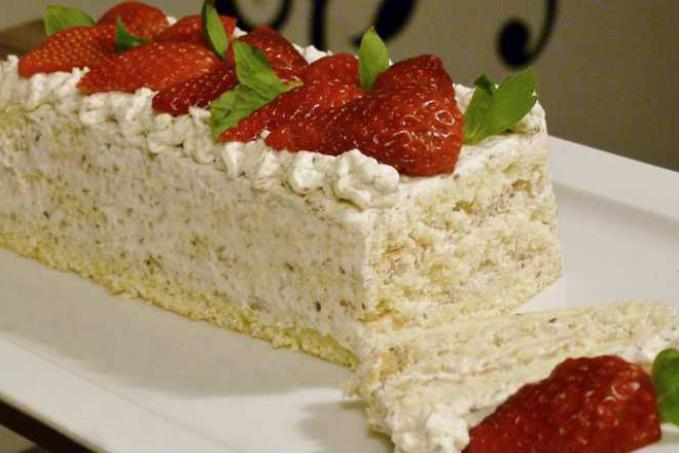 Šlehačkovo - ořechové řezy