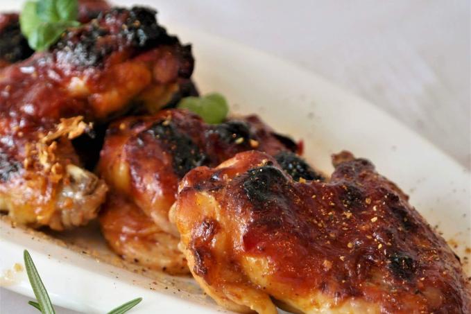 Kuře na víně s kořenovou zeleninou