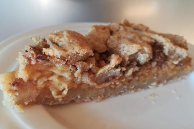 Jablkové řezy z tvarohového těsta