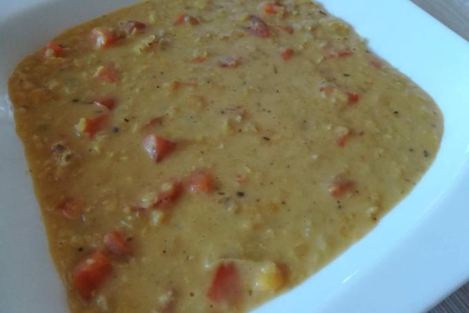 Žlutá čočka s mrkví