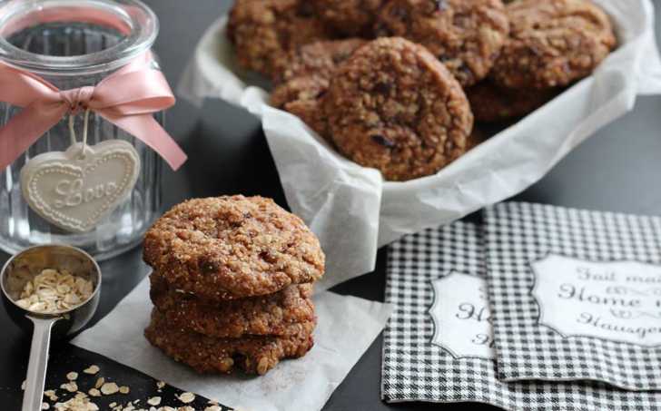 Bezlaktózové kokosovo-ovsené cookies