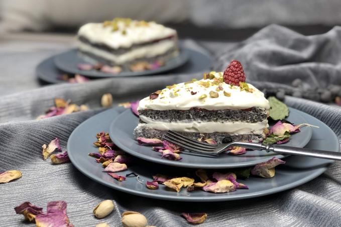 MAKOVÝ Dortík s Mascarpone tvarohovým krémem!!