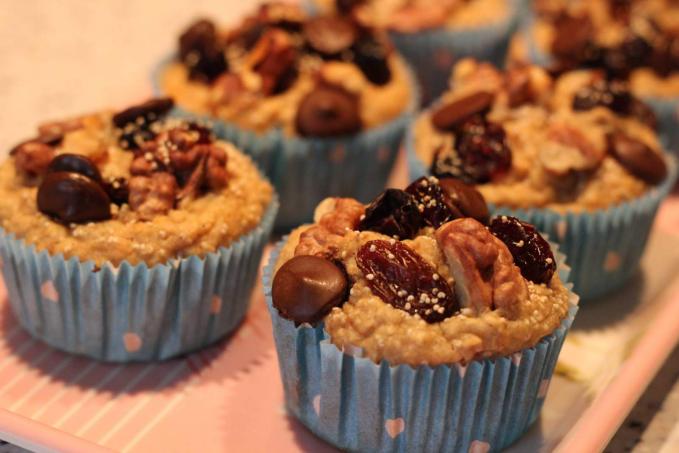 Banánovo-ovsené muffiny bez cukru