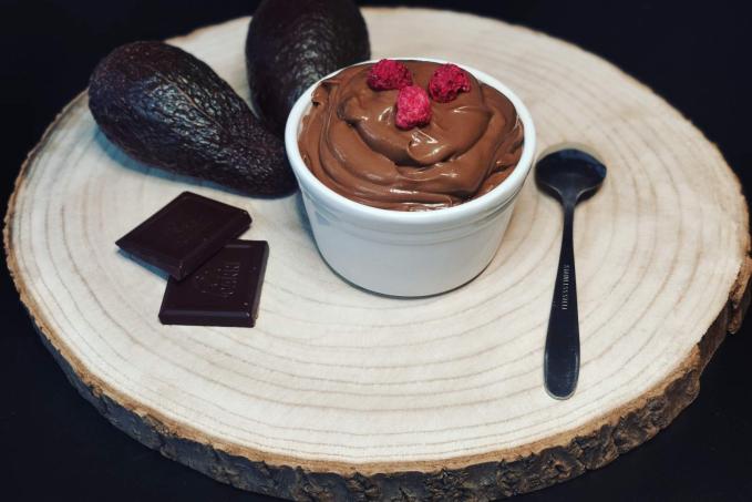 Čokoládovo avokádový pudink/pěna Lowcarb