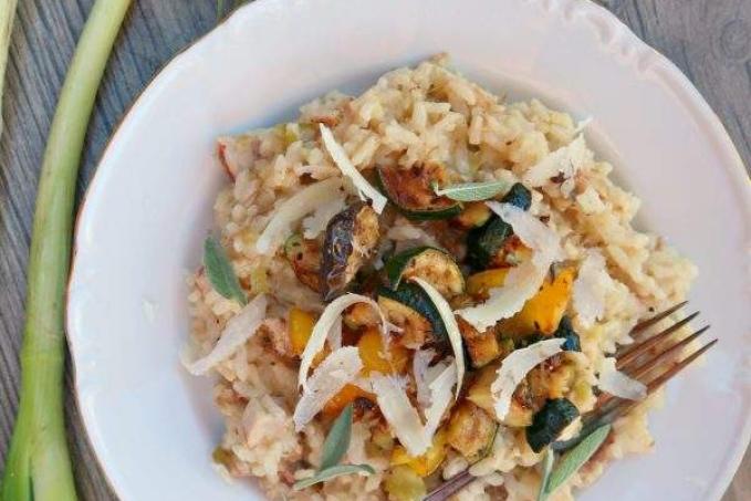 Cuketové rizoto s kuřecím masem (od 8 měsíců)