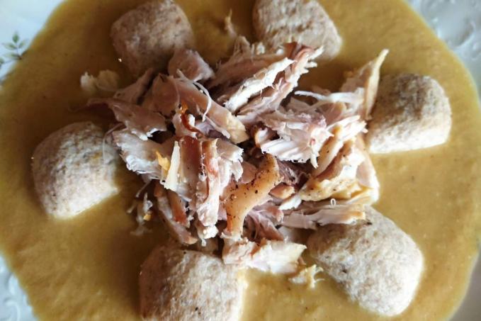 Králík na smetaně a tvarohové noky - LC