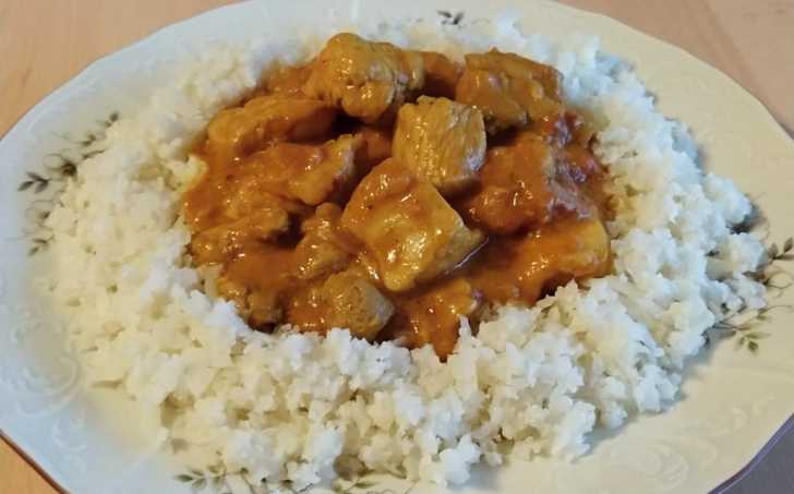 Kuřecí curry s květákovou "rýží" - LC