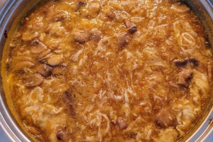 Zeleninová polévka se žampiony