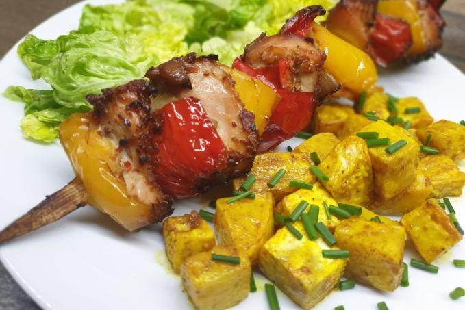 Krůtí špíz s pečeným celerem - LC