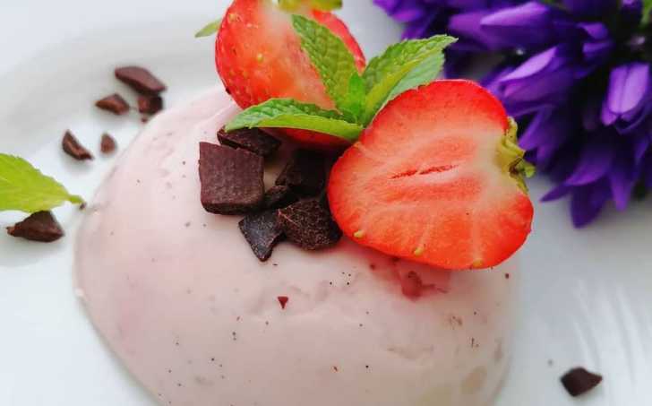 JAHODOVÁ PANNA COTTA