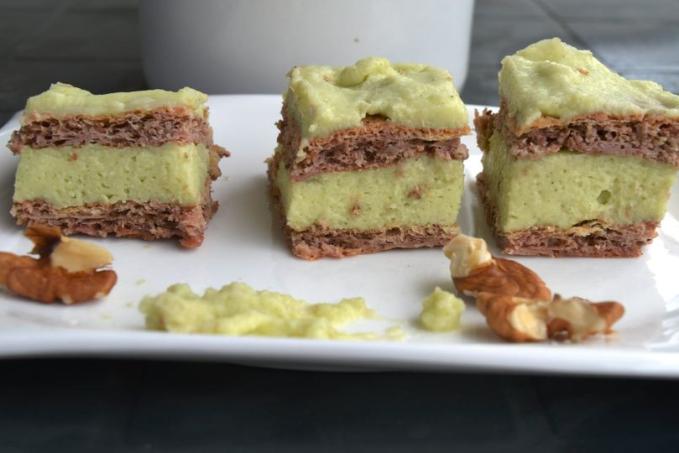 Ořechové řezy s kokosovo-cuketovým pudinkem - LC