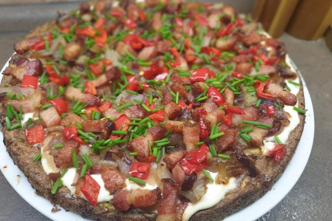 Cibulový cuketový koláč - LC