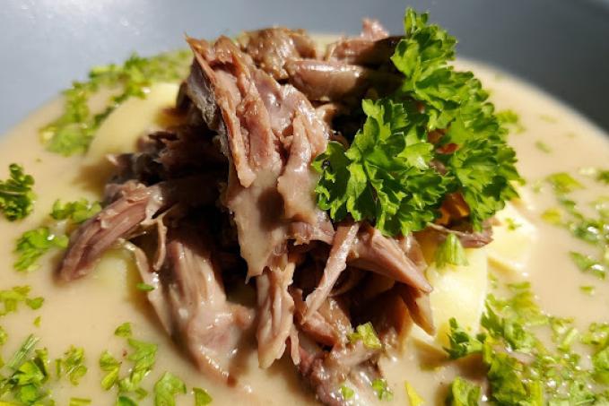 Krémová kachní polévka