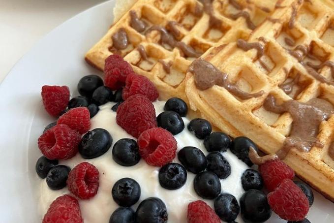 Tvarohové waffle - LC